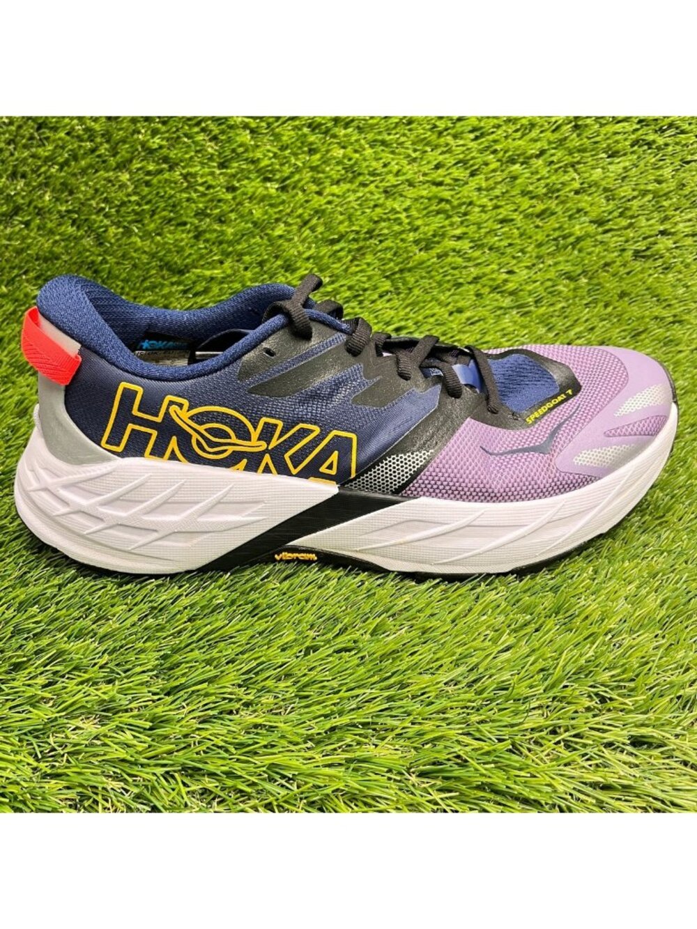 Hoka One One Speedgoat 7 Womens Size 11 Purple Blue Trail Running Shoes Sneakers